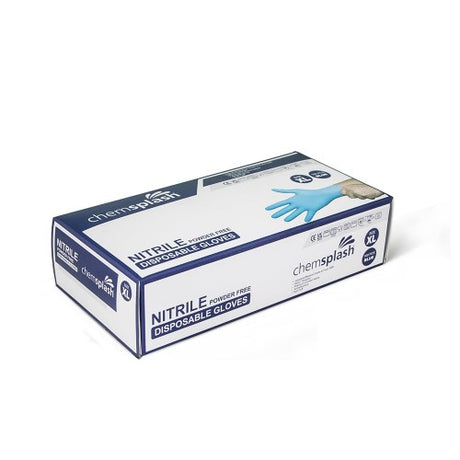 Nitrile Gloves - Box of 100 Blue Powder Free - Size Extra Large