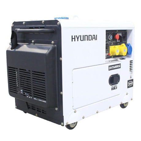 Hyundai 5.3kW Silenced Diesel Generator | DHY6000SE
