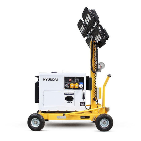  Evopower DHY6000SE-LT600 600W LED Mobile Lighting Tower With DHY6000SE 5.2kW Diesel Generator 