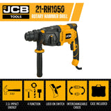 JCB Corded Electric 1050W Rotary Hammer | 21-RH1050