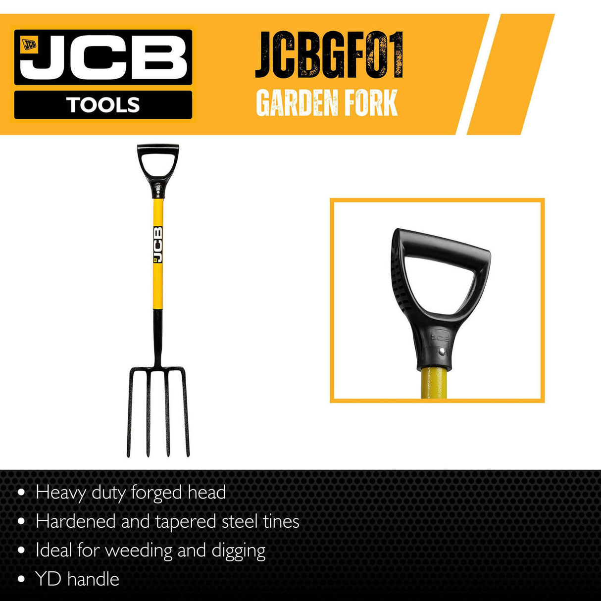 jcb tools JCB Professional Garden Fork | JCBGF01