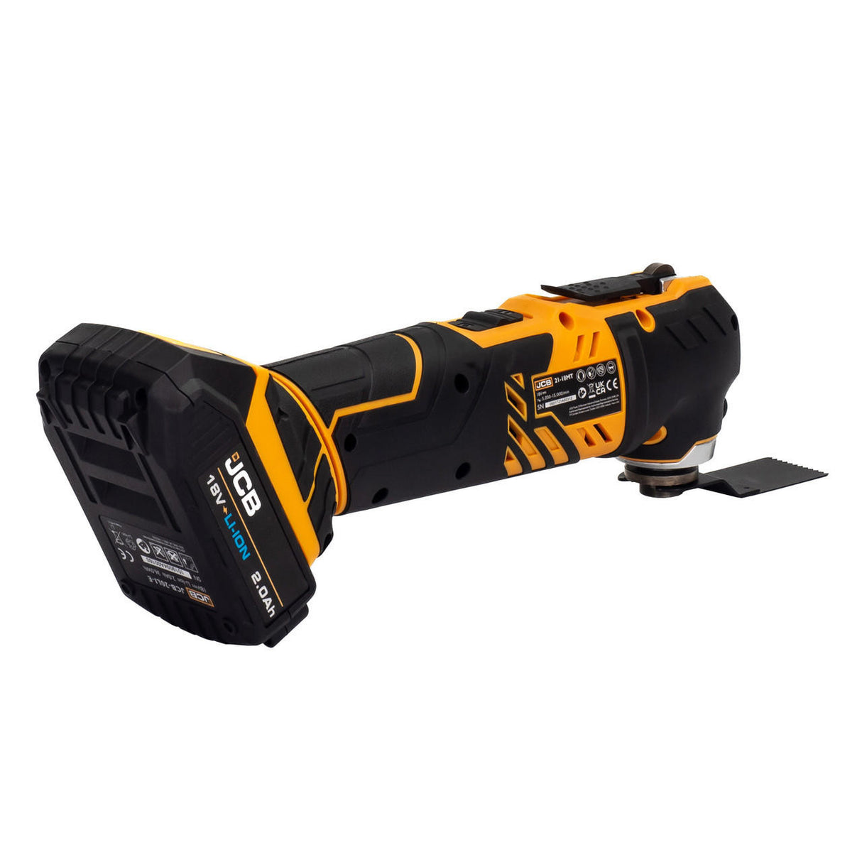 jcb tools JCB 18V Multi-Tool with 2.0ah battery and 2.4A charger | JCB-18MT-2X-B