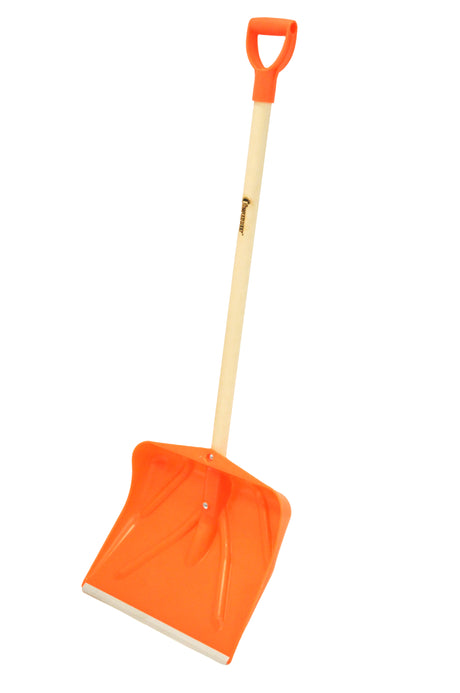 Wide Mouth Snow Shovel / Grain Shovel (Orange)