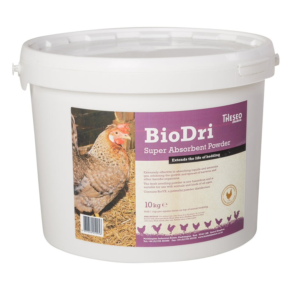 BioDri Super Absorbent Deodorising Powder with Enhanced Disinfectant Properties - 5kg
