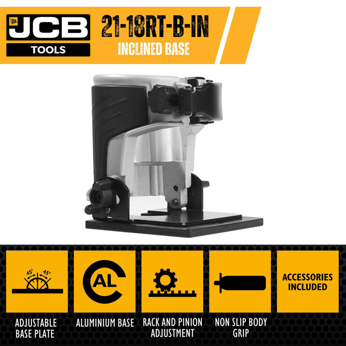jcb tools JCB Inclined Router Base | 21-18RT-B-IN 