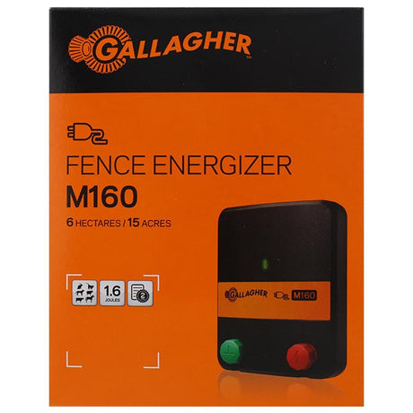 Gallagher M160 mains fence energiser - 230Volt
