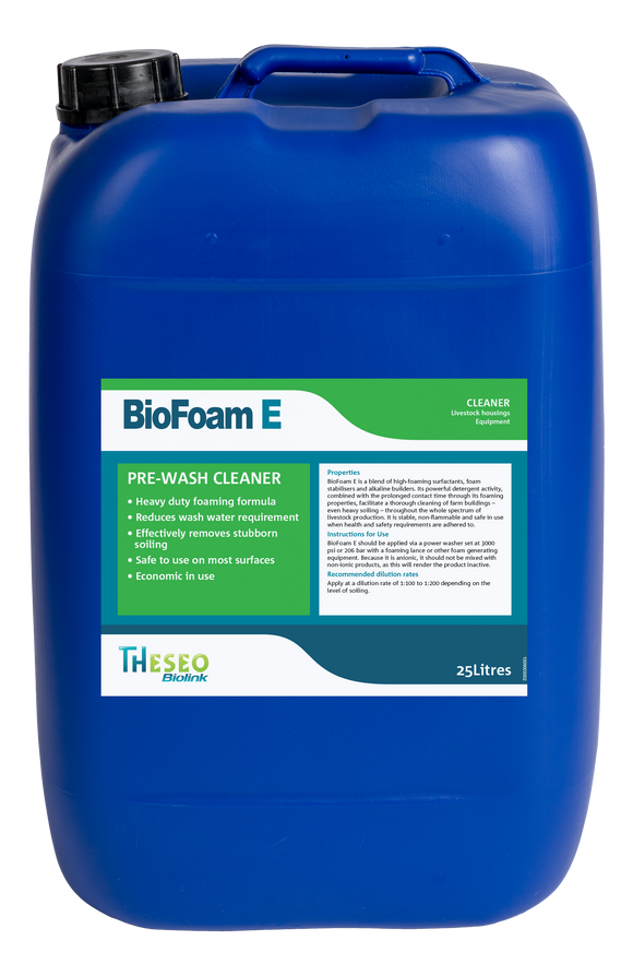 BioFoam E High Foaming Pre-Wash Cleaner 25 litre