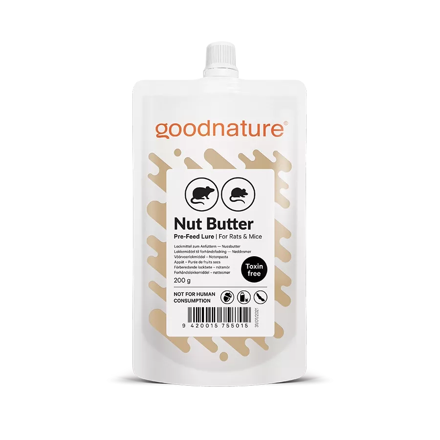 Goodnature Rat & Mouse Lure Pouch - Nut Butter - 200g Pouch