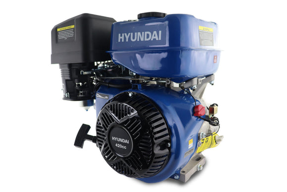 Hyundai 457cc 15hp 25mm Horizontal Straight Shaft Petrol Replacement Engine, 4-Stroke, OHV | IC460X-25
