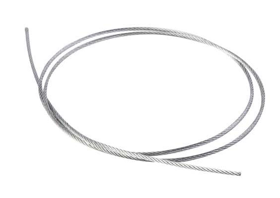 3mm Galvanised Wire Rope 7x7 - 500m reel - Only 24p per metre