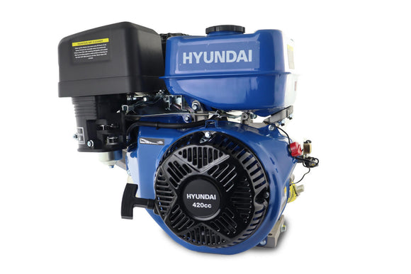 Hyundai 420cc 14hp 25mm Horizontal Straight Shaft Petrol Replacement Engine, 4-Stroke, OHV | IC420X-25