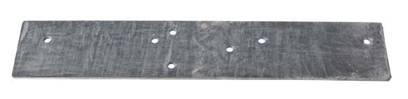 Winch Plate (Plated) 650x120x6mm Flat, Worm winch to Steel Frame