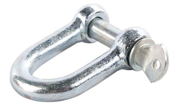 Dee Shackle with screw collar pin 10mm, BZP