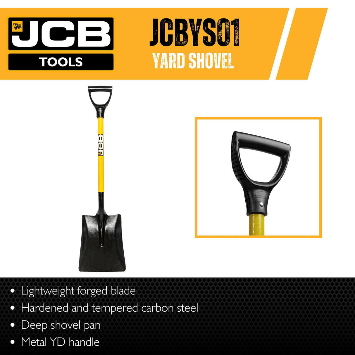 jcb tools JCB Professional Square Open Socket Yard Shovel | JCBYS01