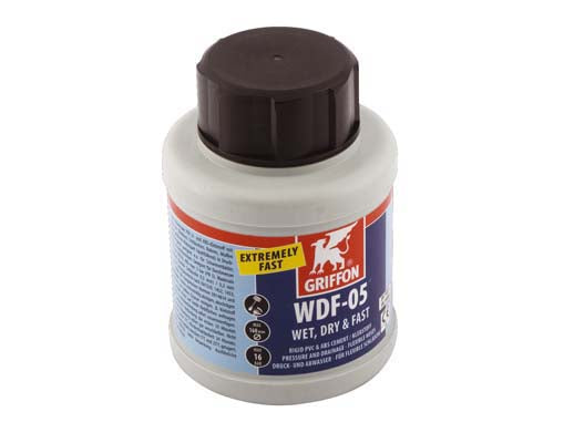 Glue WetRdry - Griffon WDF-05 250ml, suitable for damp conditions, very fast curing.