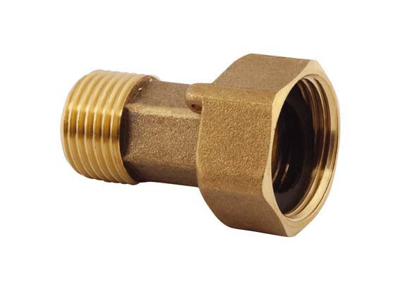 ½" Male x ¾" Female Brass Union Set for Water Meters