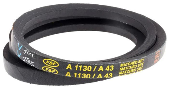 A43 Vee Belt - A Section (4L450 equivalent)