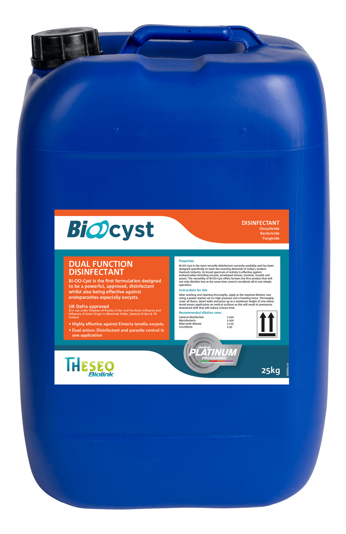 Bi-OO-Cyst Disinfectant and Coccidiosis Control - 25lt