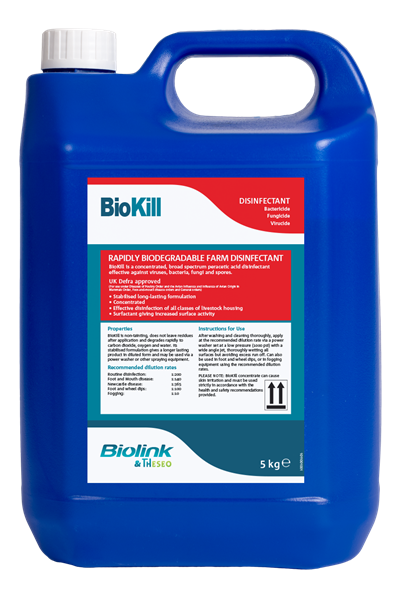 BioKill - Effective bio-degradable Disinfectant - 5lt