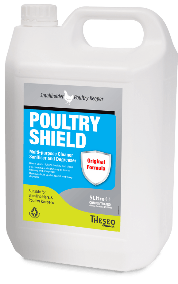 Poultry Shield, Cleaner Sanitiser & Odour Neutraliser 5lt