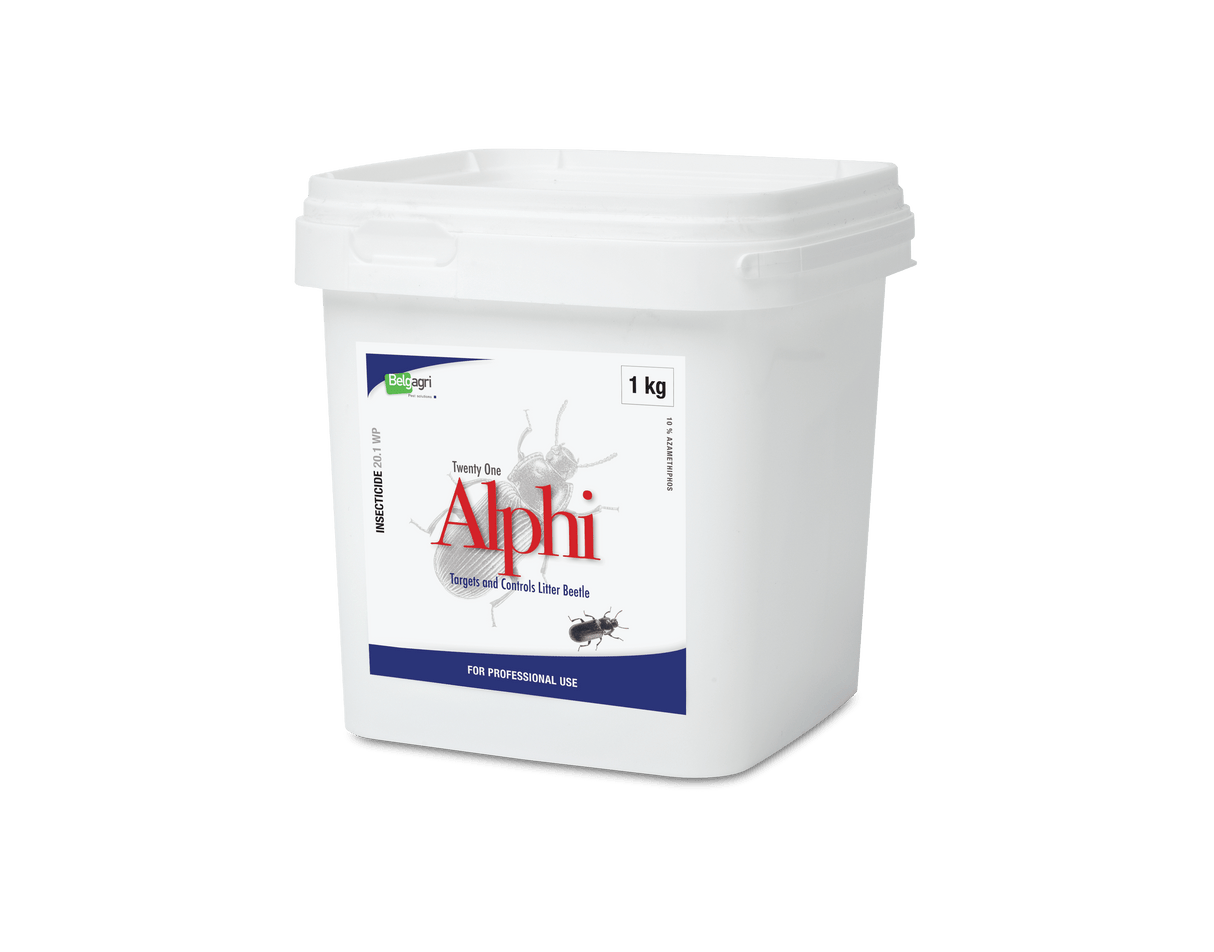 Alphi Wettable Powder Adulticide for Litter Beetle - 1kg