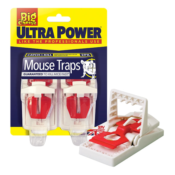 Ultra Power Mouse Traps - Twin Pack by The Big Cheese