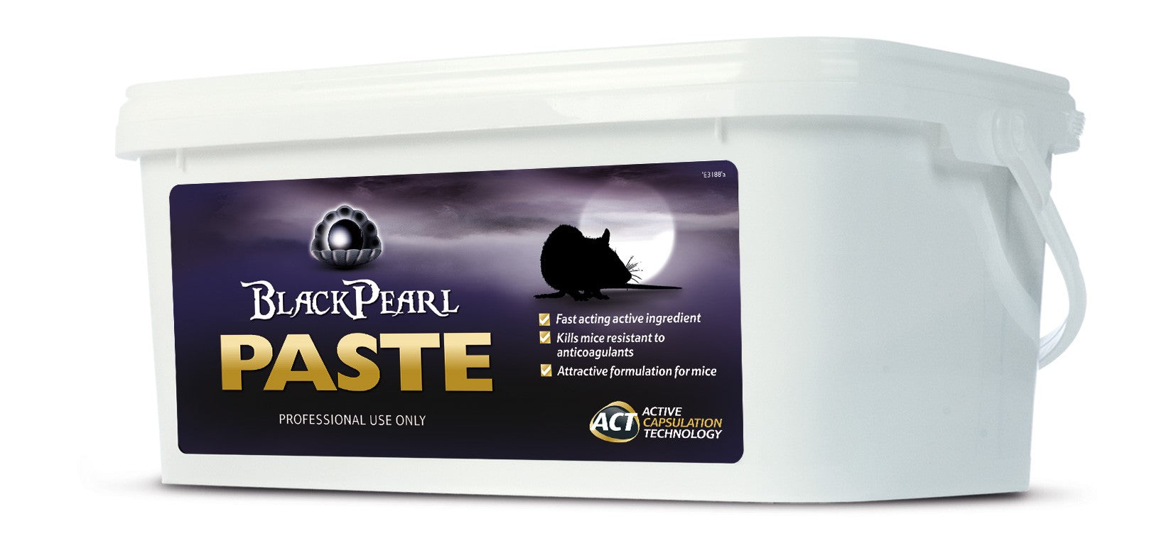 Black Pearl Mouse Killer - Paste Bait  - 1kg - Professional Use Only