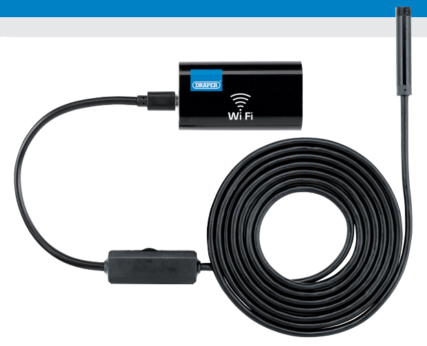 Wi-Fi Endoscope - Can be used to check Bio Film in drinker lines