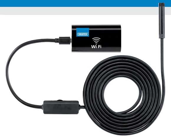 Wi-Fi Endoscope - Can be used to check Bio Film in drinker lines