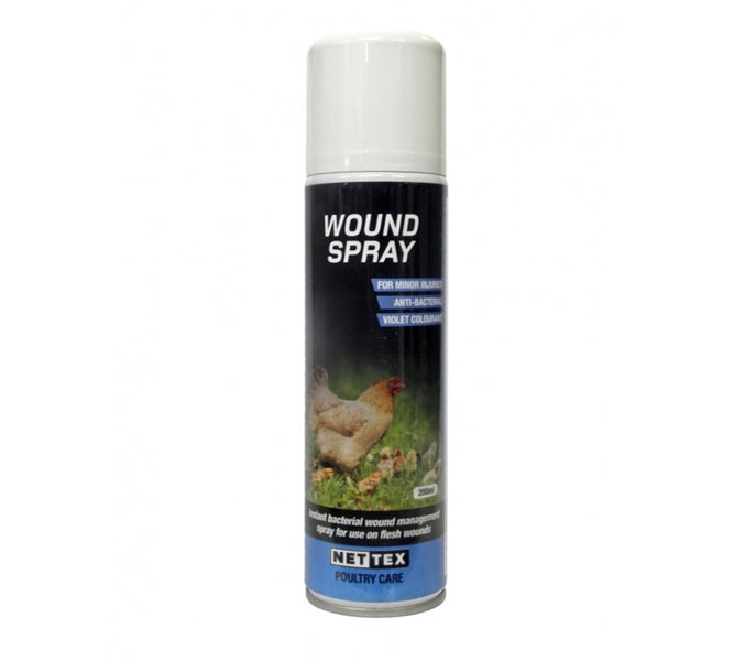 Poultry Wound Spray - Septiclense - Net-Tex 250ml - with Violet Colourant