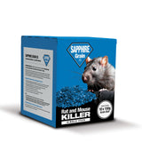 Sapphire Grain 25 - A 150G Pouch of 25g Sachets with a Mix of Whole & Cut Wheat Brodifacoum Based Bait
