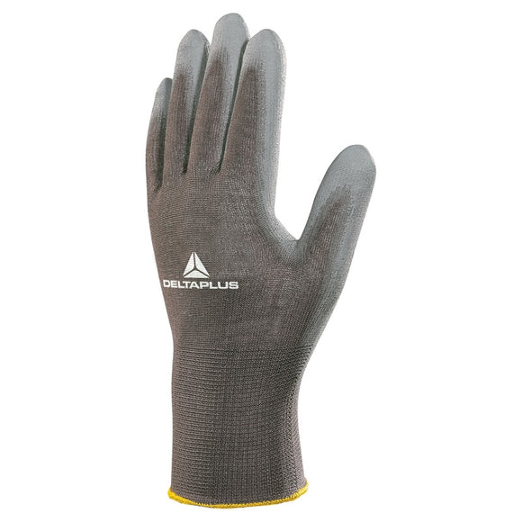 Gloves with Polyurethane coating on palm and fingertips - Size 9