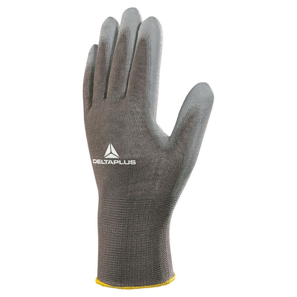 Gloves with Polyurethane coating on palm and fingertips - Size 10